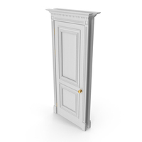 Classic Door Wood White FIXED PNG & PSD Images