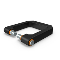 SciFi Mechanical Part Black PNG & PSD Images
