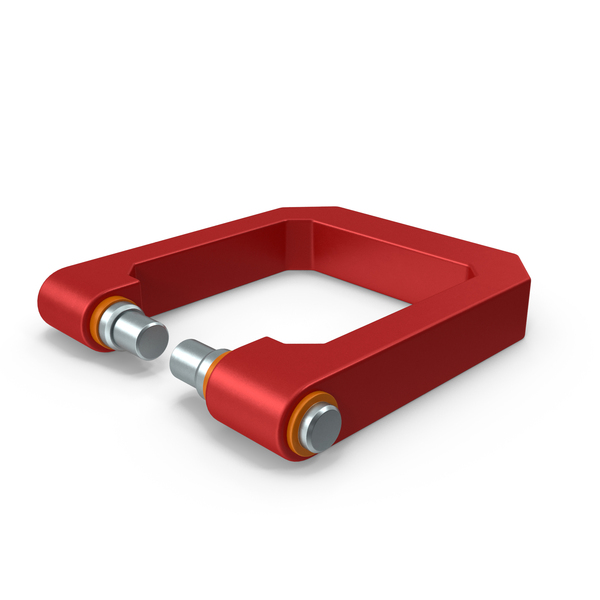SciFi Mechanical Part Red PNG & PSD Images