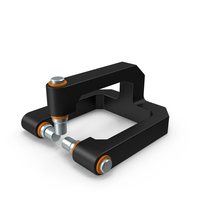 Black Sci Fi Mechanical Part PNG & PSD Images