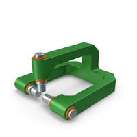 SciFi Mechanical Part Green PNG & PSD Images