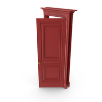 Classic Door Wood RAL Open FIXED PNG & PSD Images
