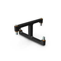 SciFi Mechanical Part Black PNG & PSD Images