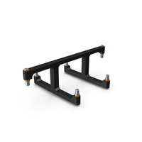 SciFi Mechanical Part Black PNG & PSD Images