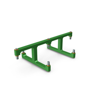 SciFi Mechanical Part Green PNG & PSD Images