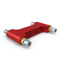 Red Sci Fi Mechanical Part PNG & PSD Images