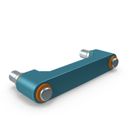 SciFi Mechanical Part Blue PNG & PSD Images