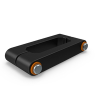 SciFi Mechanical Part Black PNG & PSD Images