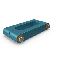 SciFi Mechanical Part Blue PNG & PSD Images