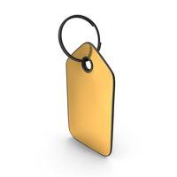 Tag Label Metal Frame Gold PNG & PSD Images