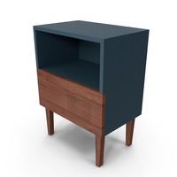 Blue Nightstand PNG & PSD Images