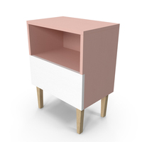 Pink Nightstand PNG & PSD Images