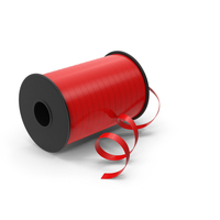 Red Curling Ribbon PNG & PSD Images