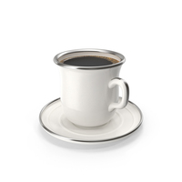 Silver Coffee Cup PNG & PSD Images