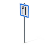 Restaurant Road Sign PNG & PSD Images