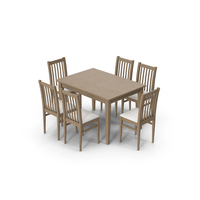 Dinner Table And Chairs PNG & PSD Images