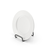 Black Ceramic Plate Stand PNG & PSD Images
