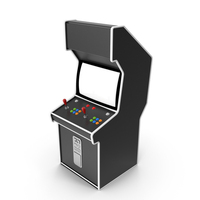 Arcade Machine With Blank Screen PNG & PSD Images