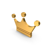 Gold Crown Icon PNG & PSD Images