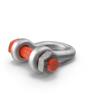 Anchor Shackle Orange Bolt PNG & PSD Images