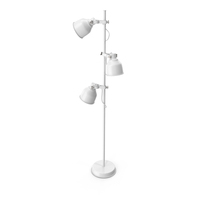 Modern Three Point Floor Lamp PNG & PSD Images