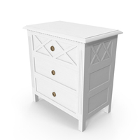 White Nightstand PNG & PSD Images