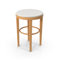 Wooden Round Stool PNG & PSD Images