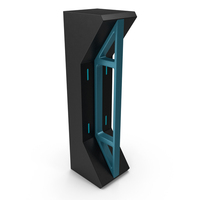 Blue Sci Fi Pillar PNG & PSD Images