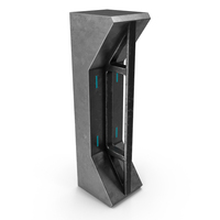 Used Sci Fi Pillar PNG & PSD Images