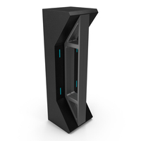 Grey Sci Fi Pillar PNG & PSD Images