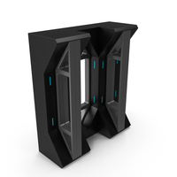 Grey Sci Fi Pillar PNG & PSD Images