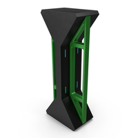 Green Sci Fi Pillar PNG & PSD Images