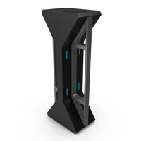 Grey Sci Fi Pillar PNG & PSD Images