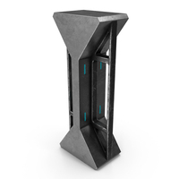 Used Sci Fi Pillar PNG & PSD Images