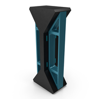Blue Sci Fi Pillar PNG & PSD Images