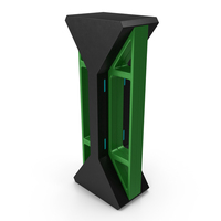 Green Sci Fi Pillar PNG & PSD Images