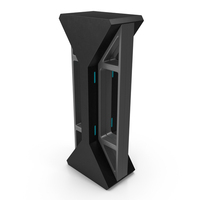 Grey Sci Fi Pillar PNG & PSD Images