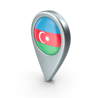 Azerbaijan Flag Location PNG & PSD Images
