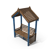 Garden Gazebo Without Plants PNG & PSD Images