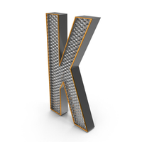 Crystal Letter K PNG & PSD Images
