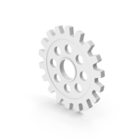 White Gear PNG & PSD Images