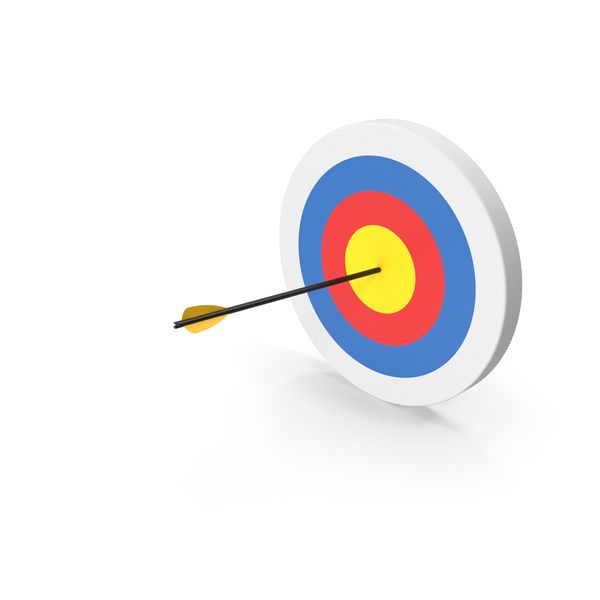 Bullseye Target With Arrow PNG & PSD Images