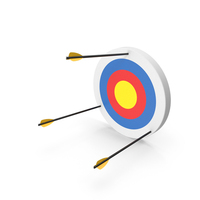 Bullseye Target With Arrows PNG & PSD Images