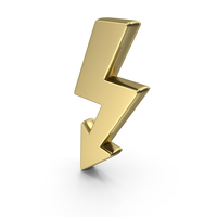 Gold Power Arrow Icon PNG & PSD Images