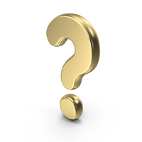 Gold Question Mark Icon PNG & PSD Images