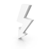 White Power Arrow Icon PNG & PSD Images