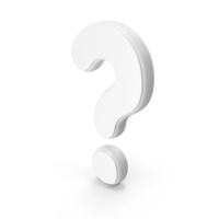 White Question Mark Icon PNG & PSD Images