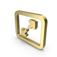 Gold Maximize Icon PNG & PSD Images