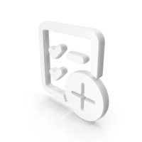 White Medical Document Check List Icon PNG & PSD Images