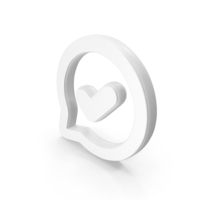 White Message Tick Mark Symbol PNG & PSD Images